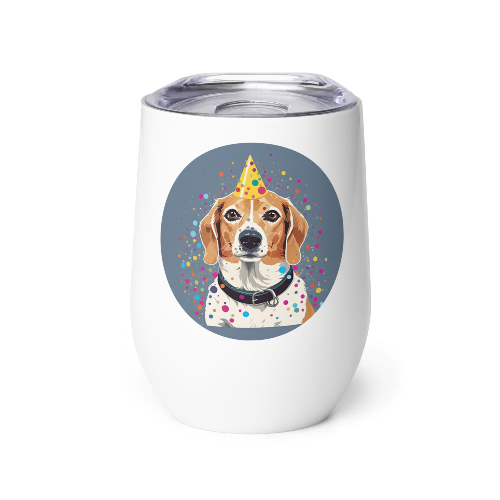 PugMug Custom Munchkin Wine Tumbler