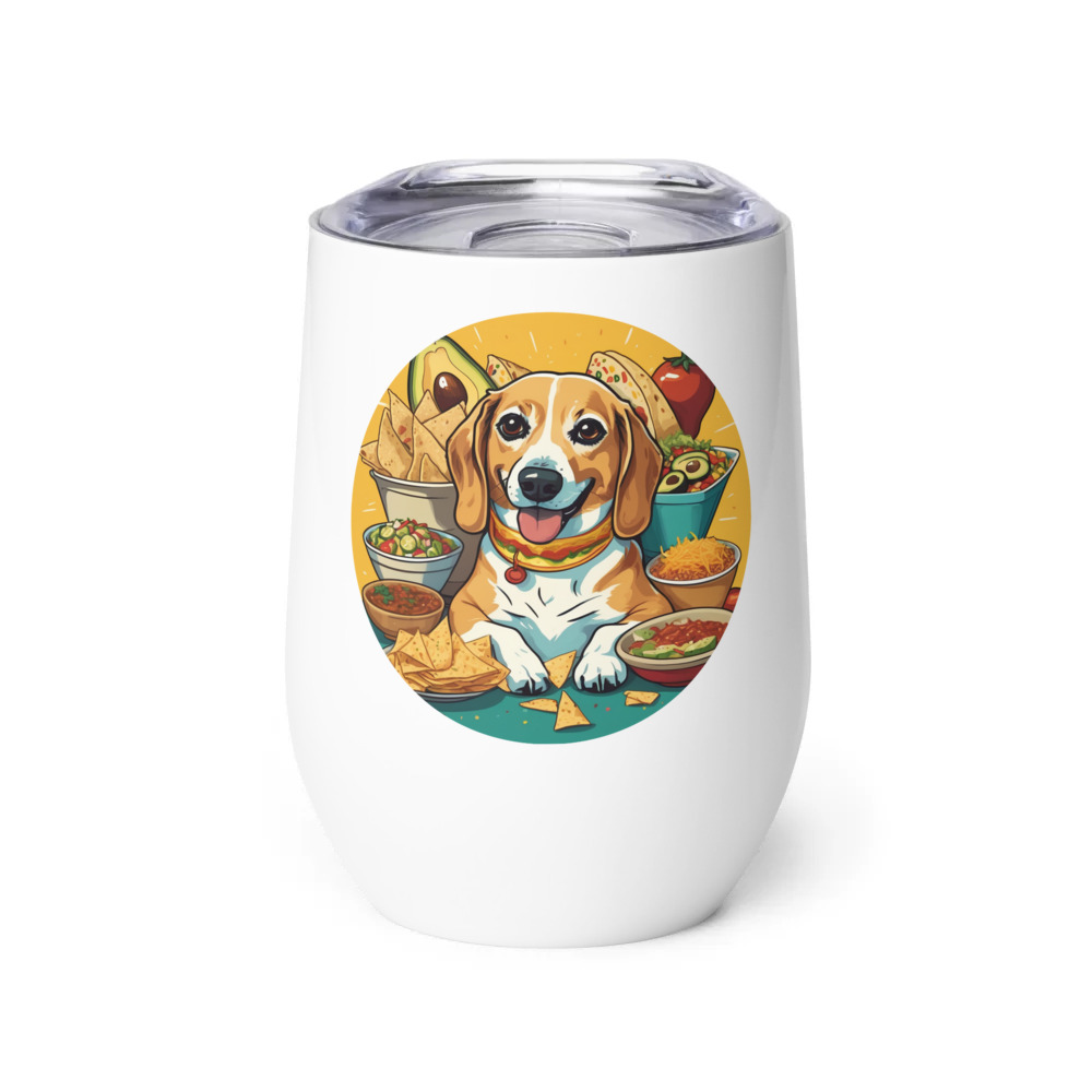 PugMug Custom Munchkin Wine Tumbler