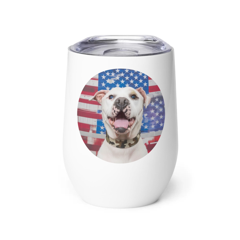 PugMug Custom Melody Wine Tumbler