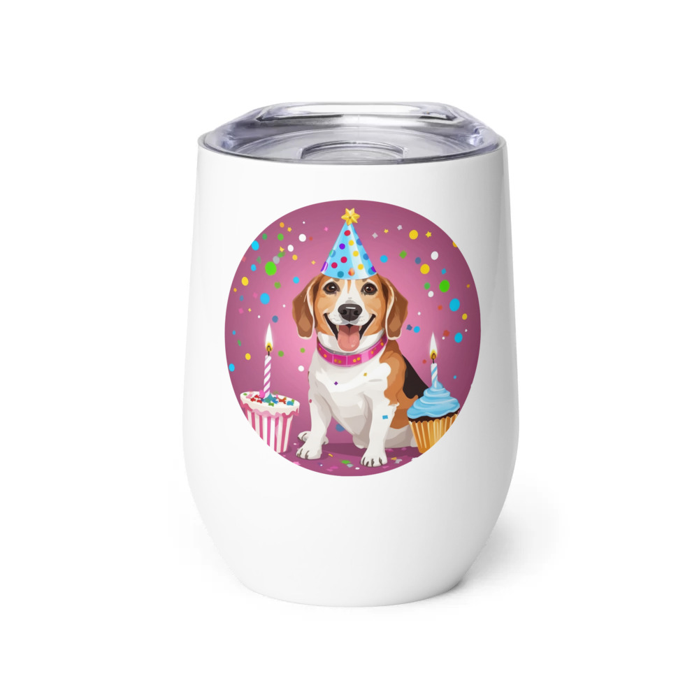 PugMug Custom Munchkin Wine Tumbler