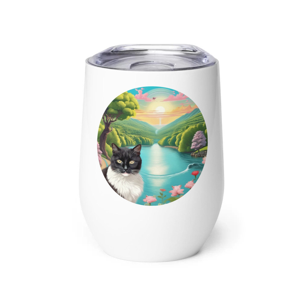PugMug Custom Peerie Wine Tumbler