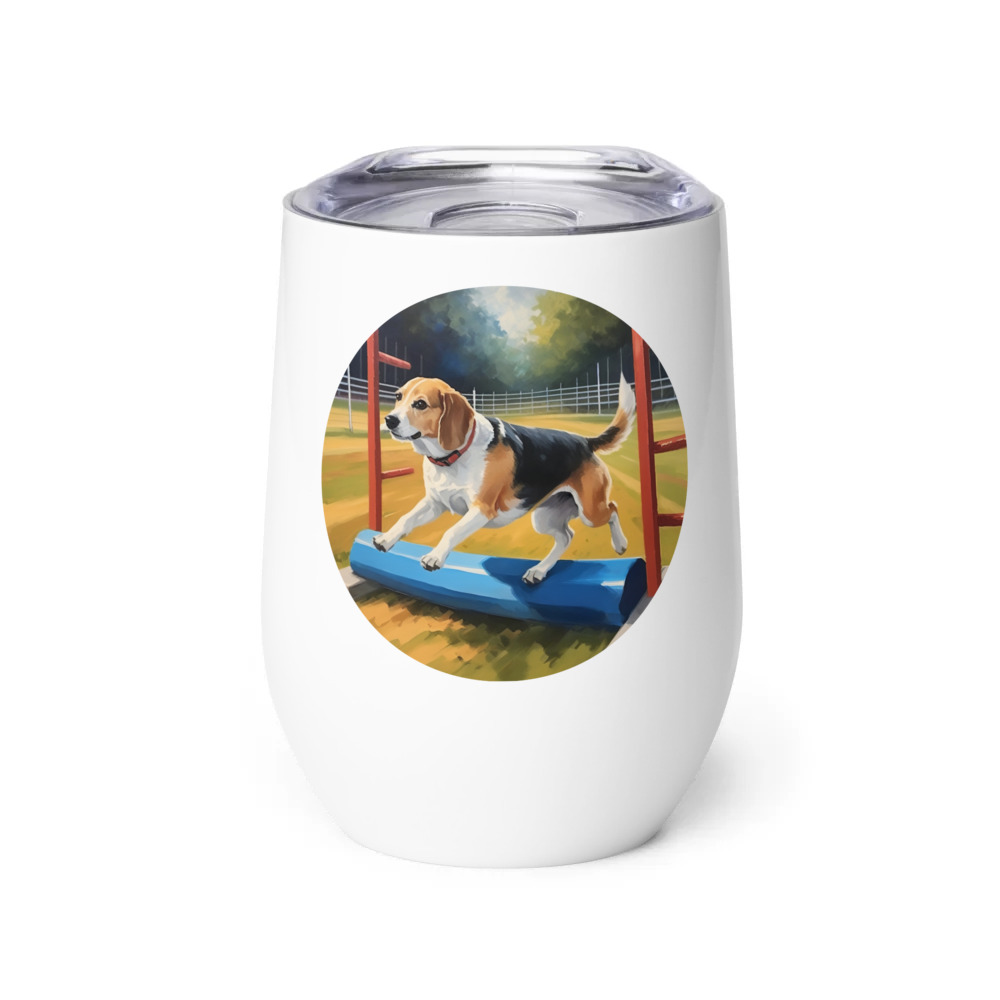 PugMug Custom Munchkin Wine Tumbler