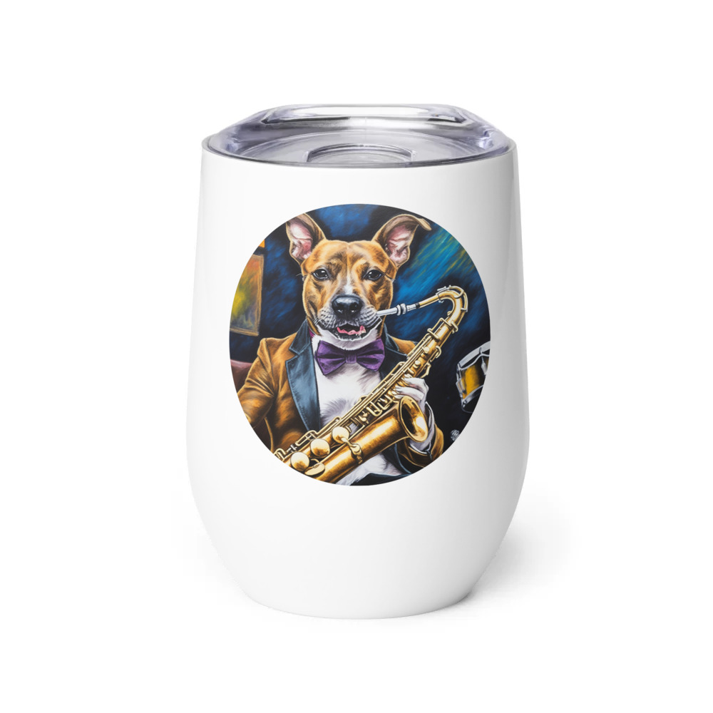 PugMug Custom Tony Hawk Wine Tumbler