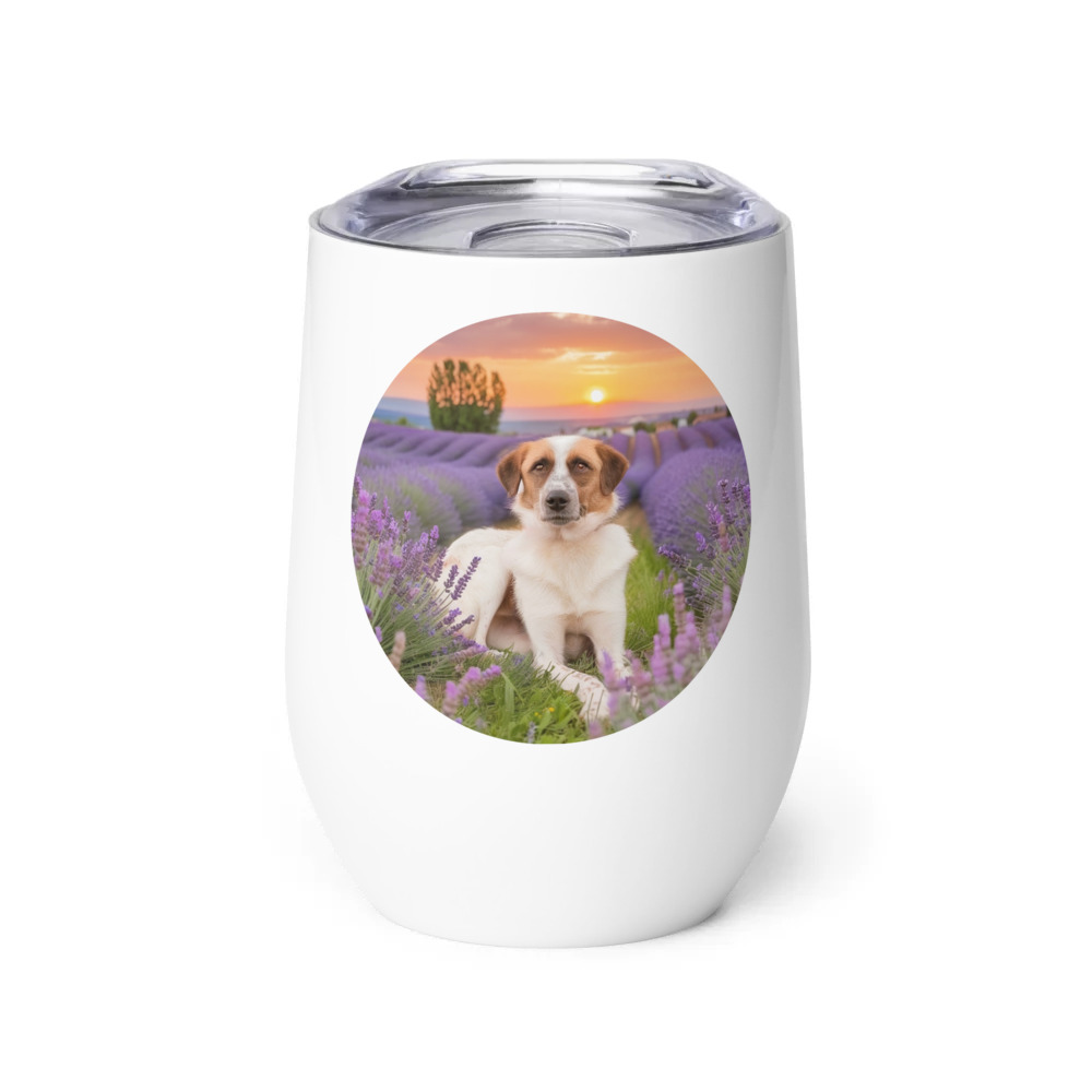 PugMug Custom Hazim Wine Tumbler