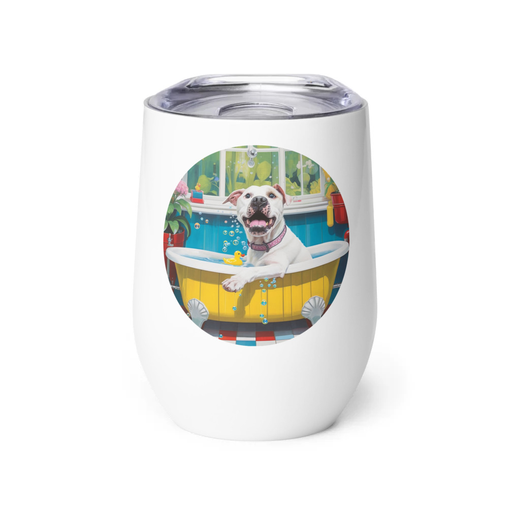 PugMug Custom Melody Wine Tumbler