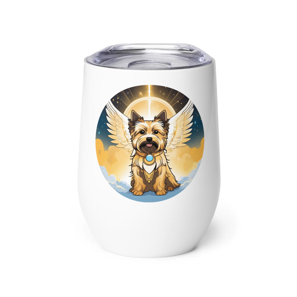 PugMug Custom Cairn Terrier Wine Tumbler