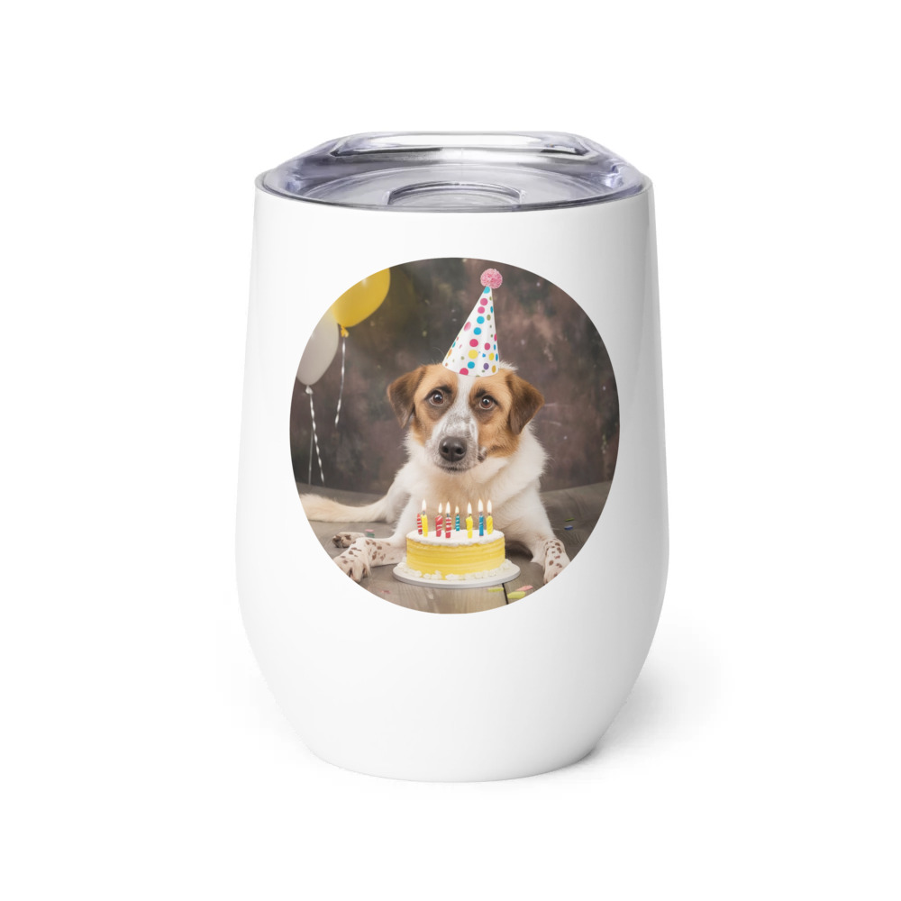 PugMug Custom Hazim Wine Tumbler