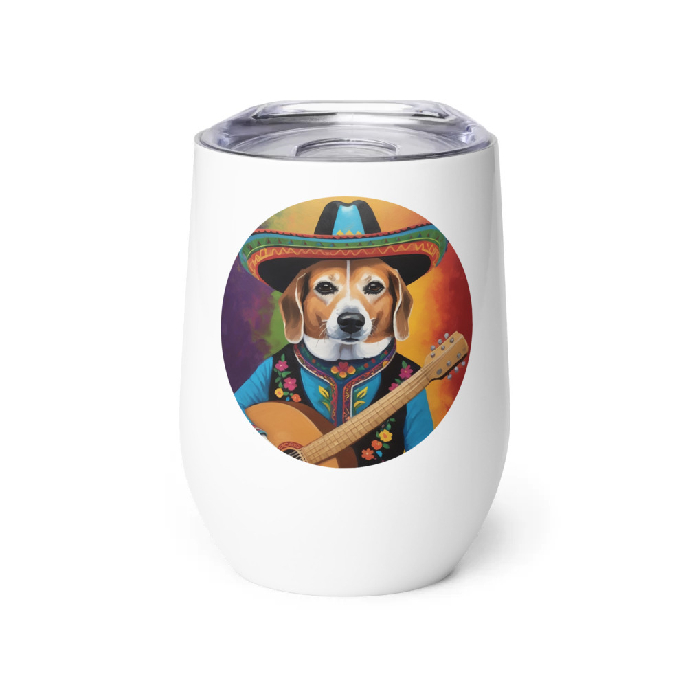 PugMug Custom Munchkin Wine Tumbler