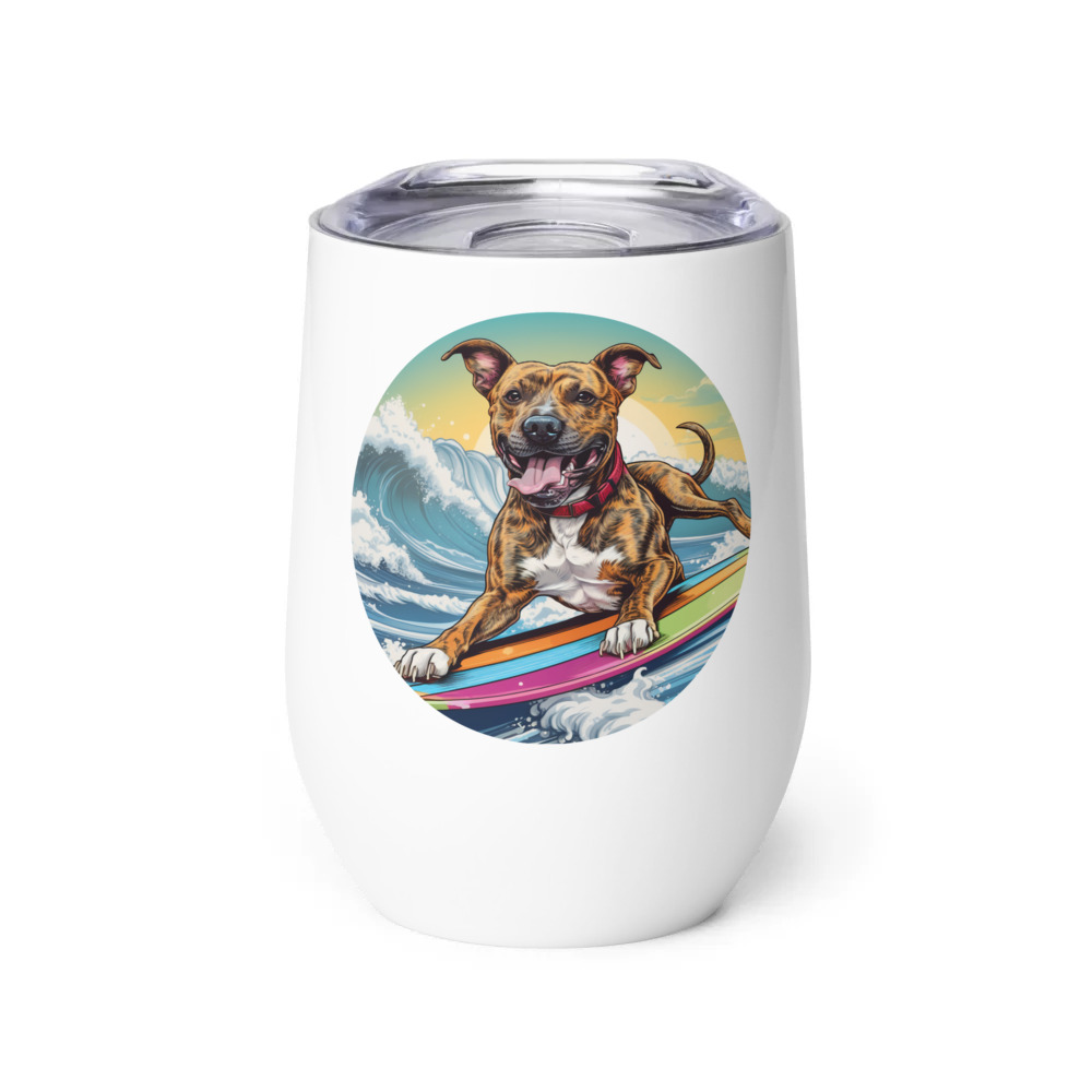 PugMug Custom Tony Hawk Wine Tumbler