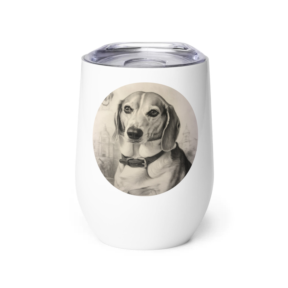 PugMug Custom Munchkin Wine Tumbler