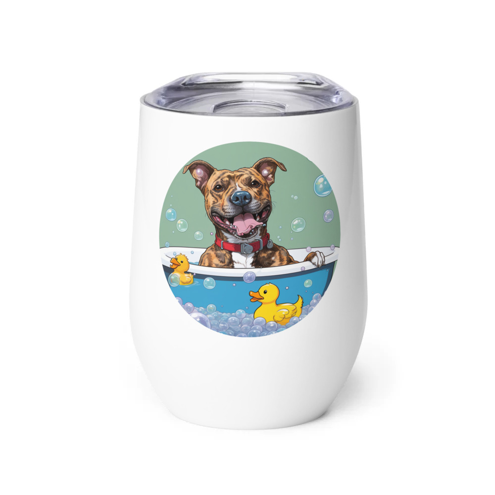 PugMug Custom Tony Hawk Wine Tumbler