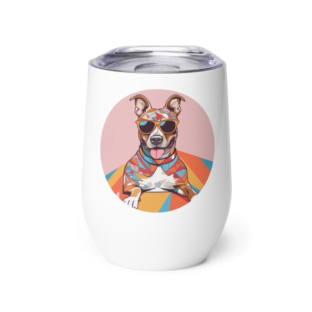 PugMug Custom Tony Hawk Wine Tumbler