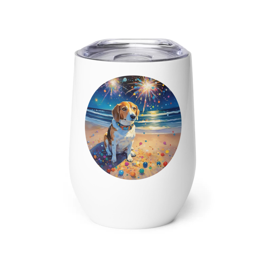 PugMug Custom Munchkin Wine Tumbler