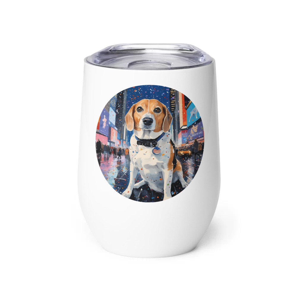 PugMug Custom Munchkin Wine Tumbler