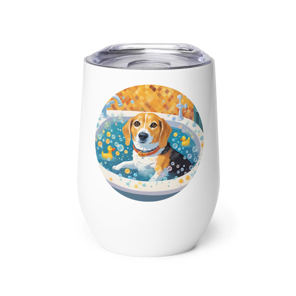 PugMug Custom Munchkin Wine Tumbler