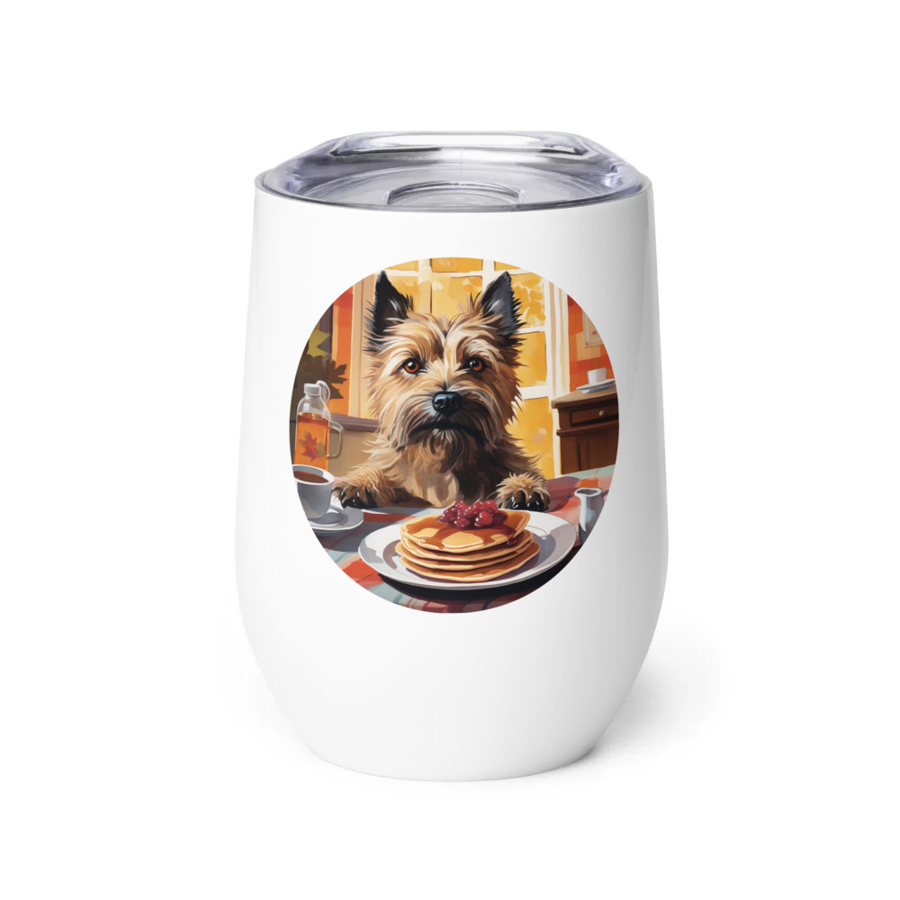 PugMug Custom Cairn Terrier Wine Tumbler