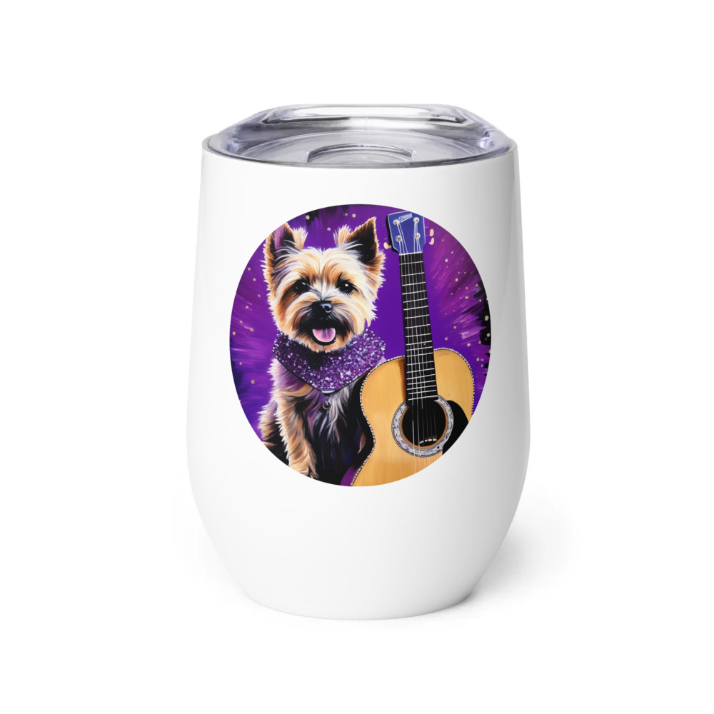 PugMug Custom Cairn Terrier Wine Tumbler