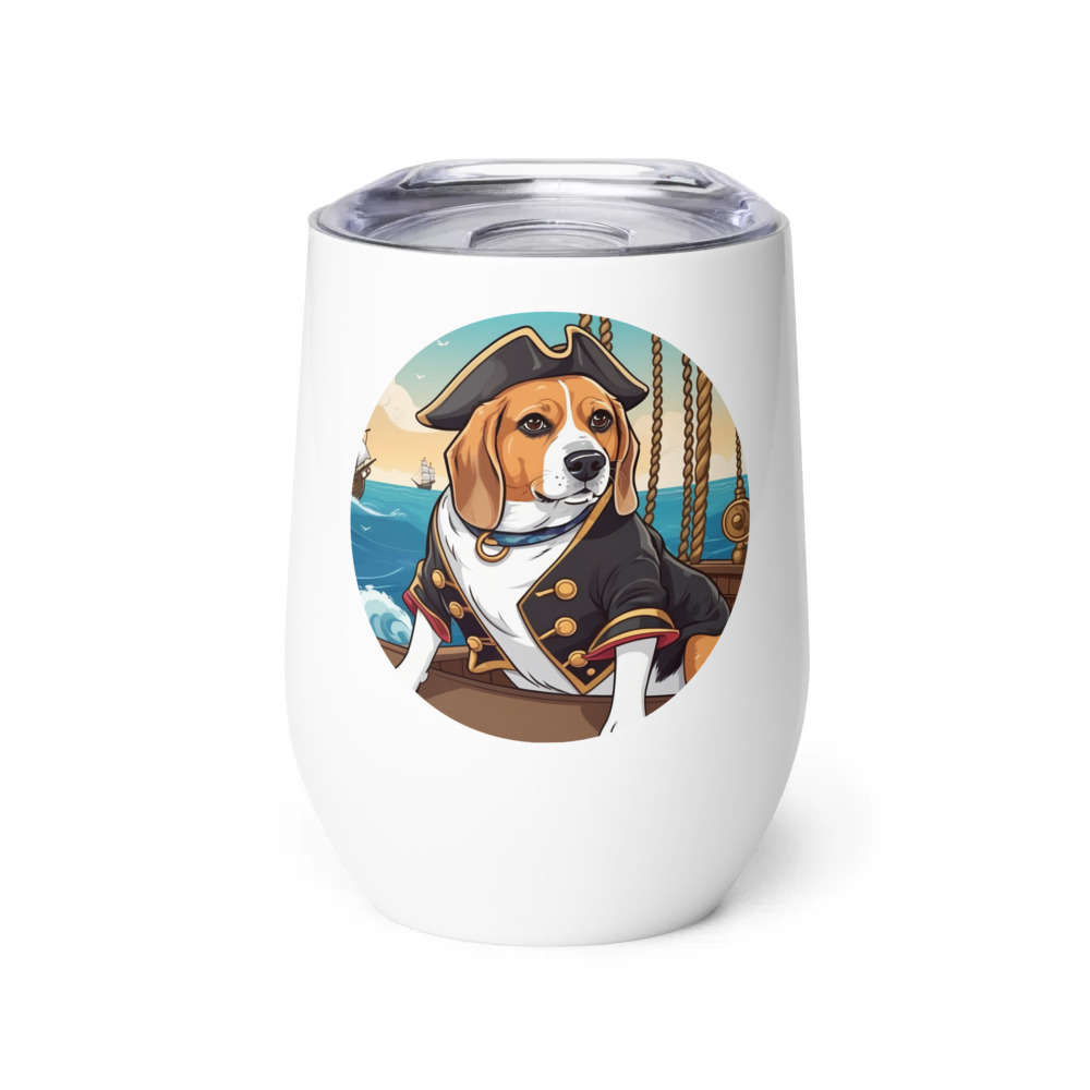 PugMug Custom Munchkin Wine Tumbler