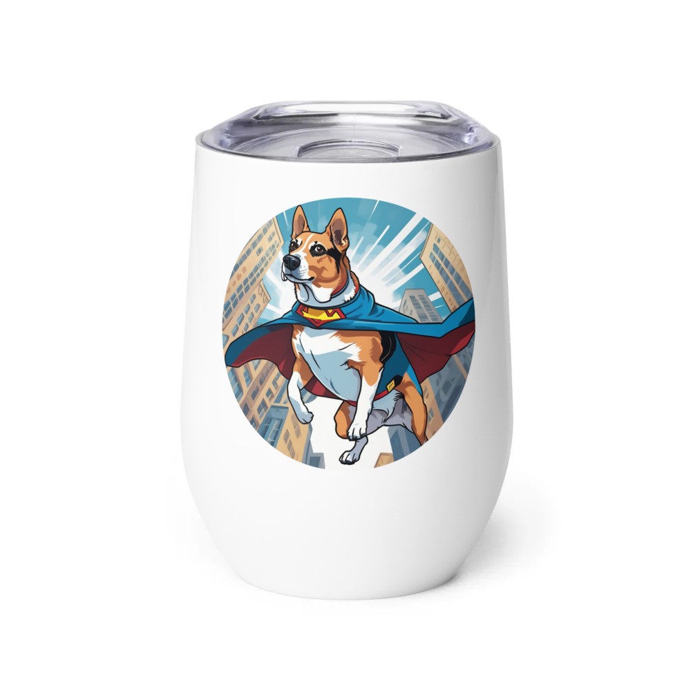 PugMug Custom Munchkin Wine Tumbler