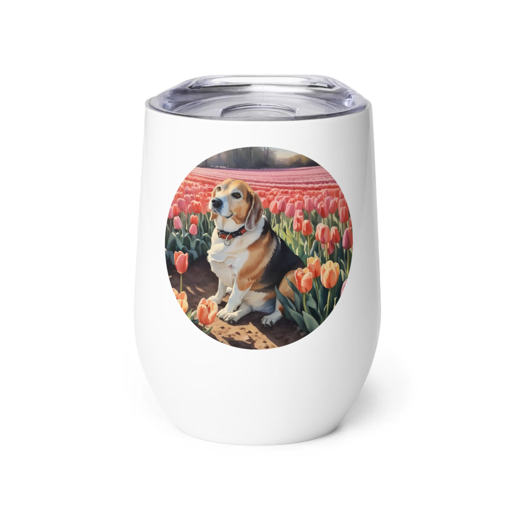 PugMug Custom Munchkin Wine Tumbler