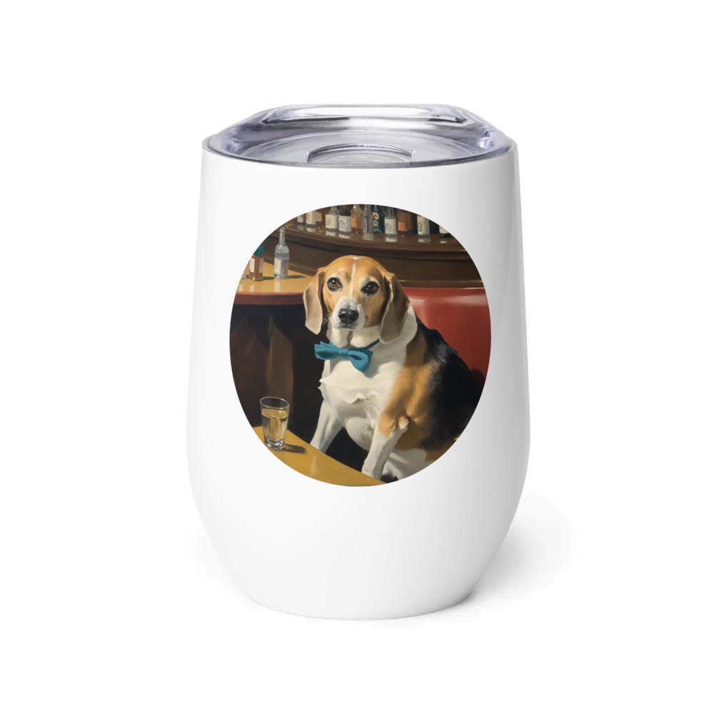PugMug Custom Munchkin Wine Tumbler
