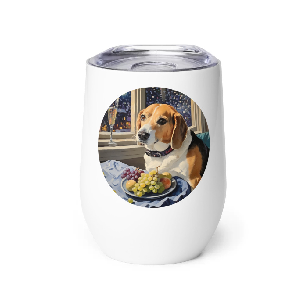 PugMug Custom Munchkin Wine Tumbler