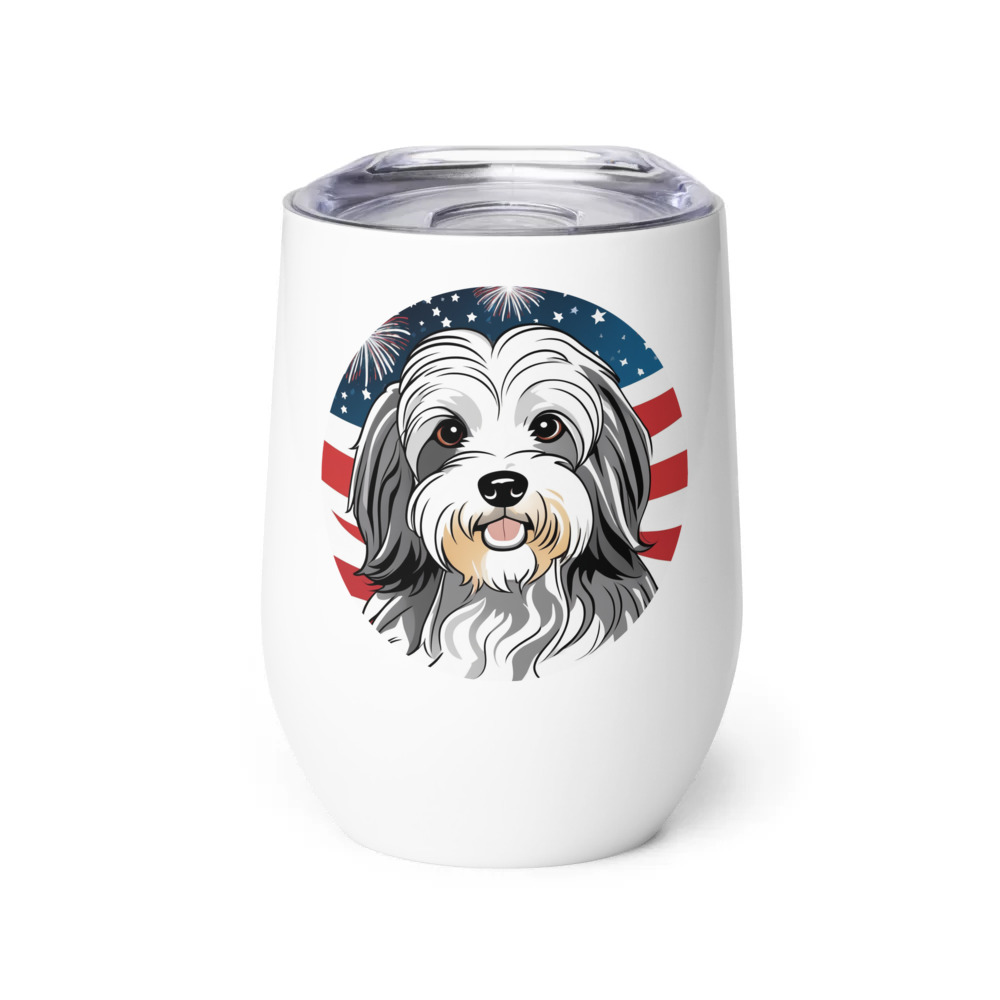 PugMug Custom Pet Wine Tumbler
