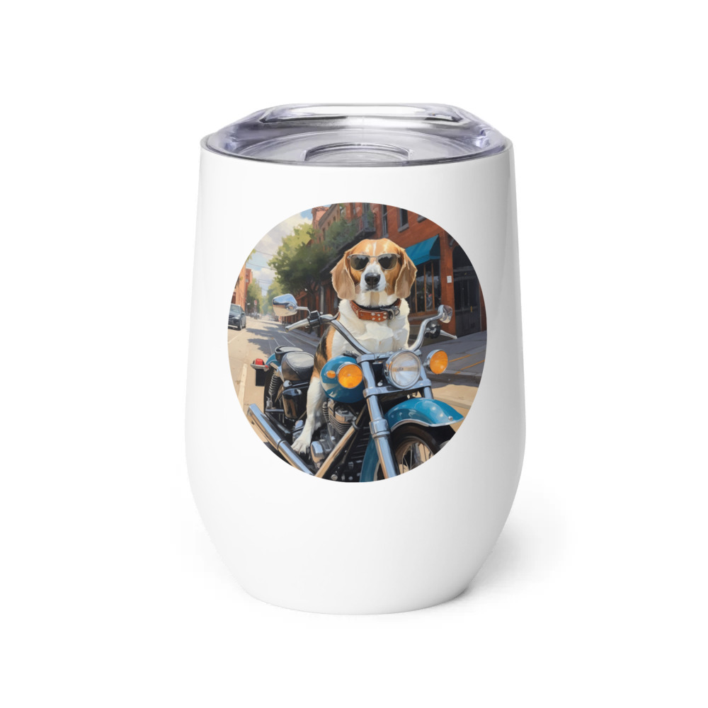 PugMug Custom Munchkin Wine Tumbler