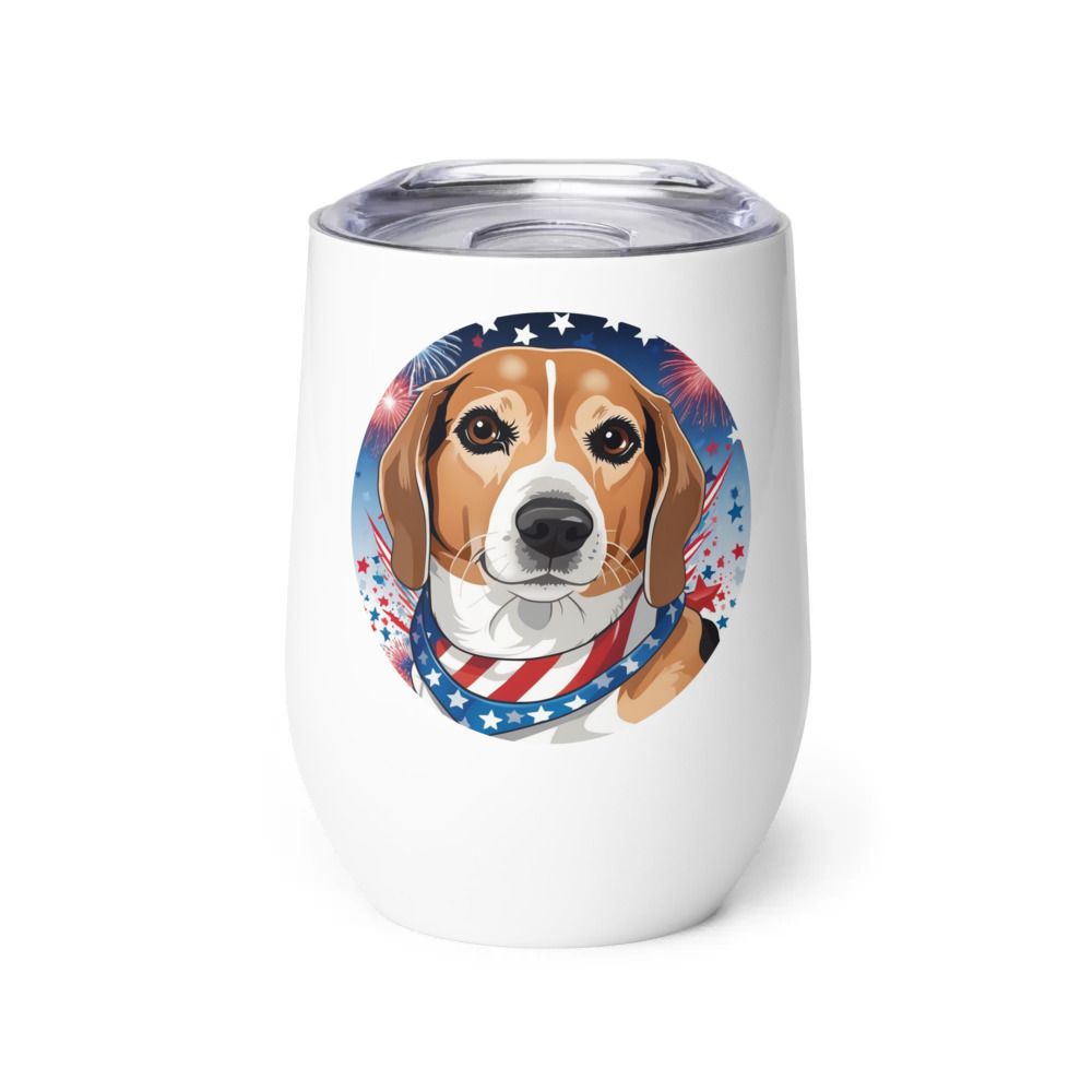 PugMug Custom Munchkin Wine Tumbler