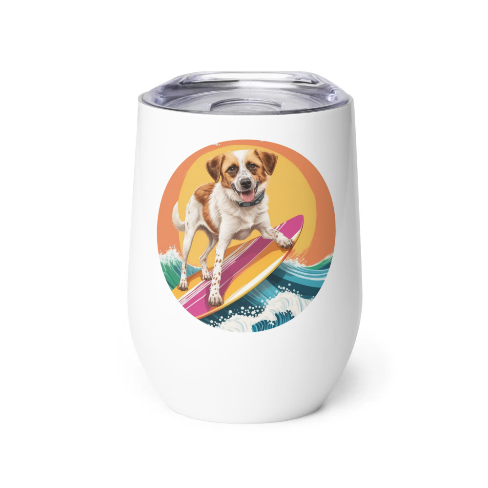 PugMug Custom Hazim Wine Tumbler