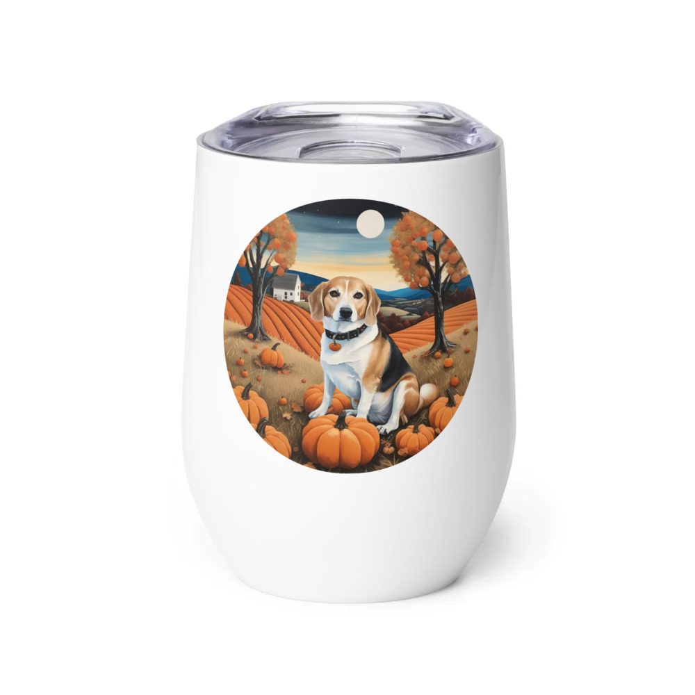 PugMug Custom Munchkin Wine Tumbler