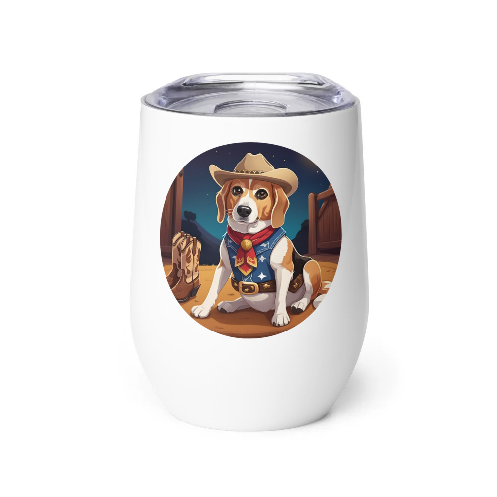 PugMug Custom Munchkin Wine Tumbler