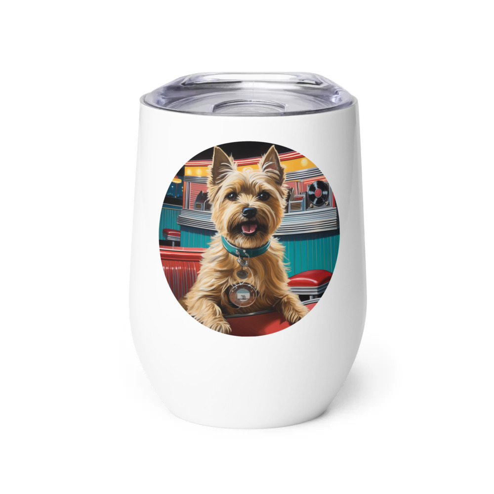 PugMug Custom Cairn Terrier Wine Tumbler