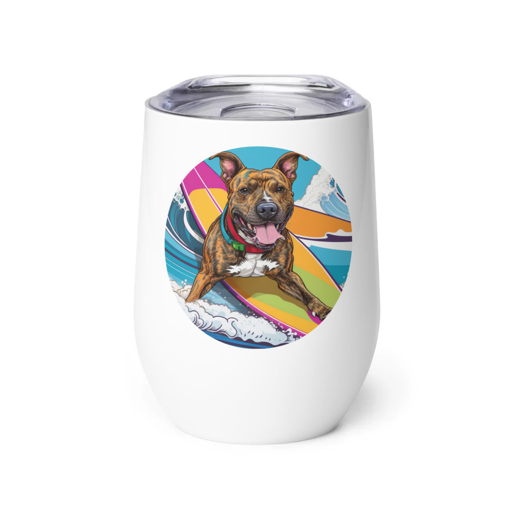 PugMug Custom Tony Hawk Wine Tumbler