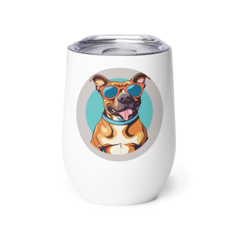 PugMug Custom Tony Hawk Wine Tumbler
