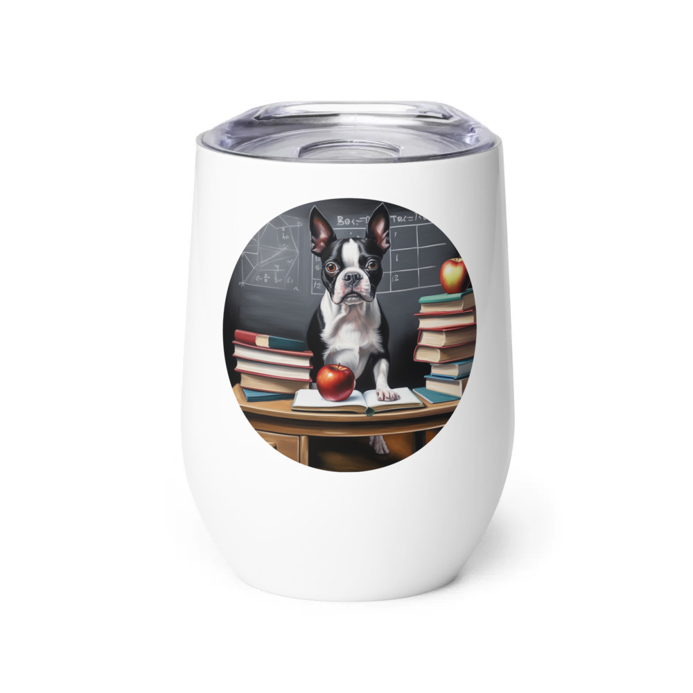 PugMug Custom Pet Wine Tumbler