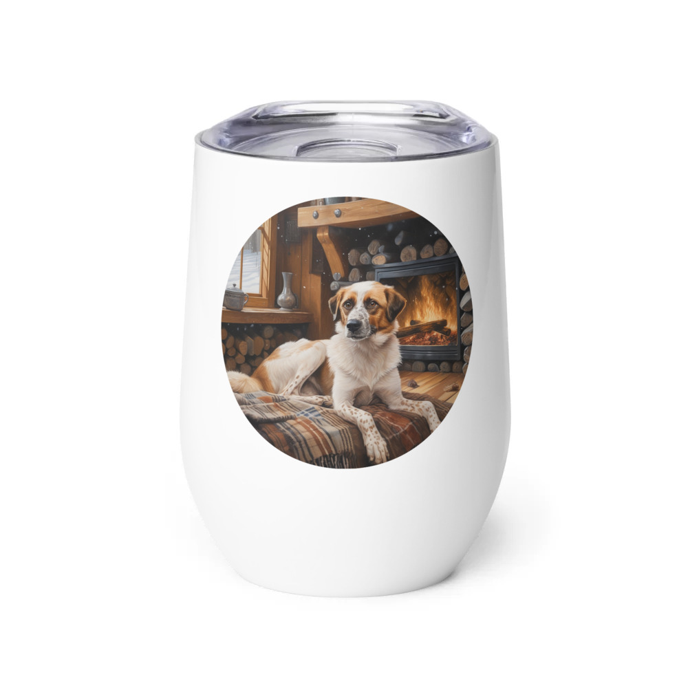 PugMug Custom Hazim Wine Tumbler