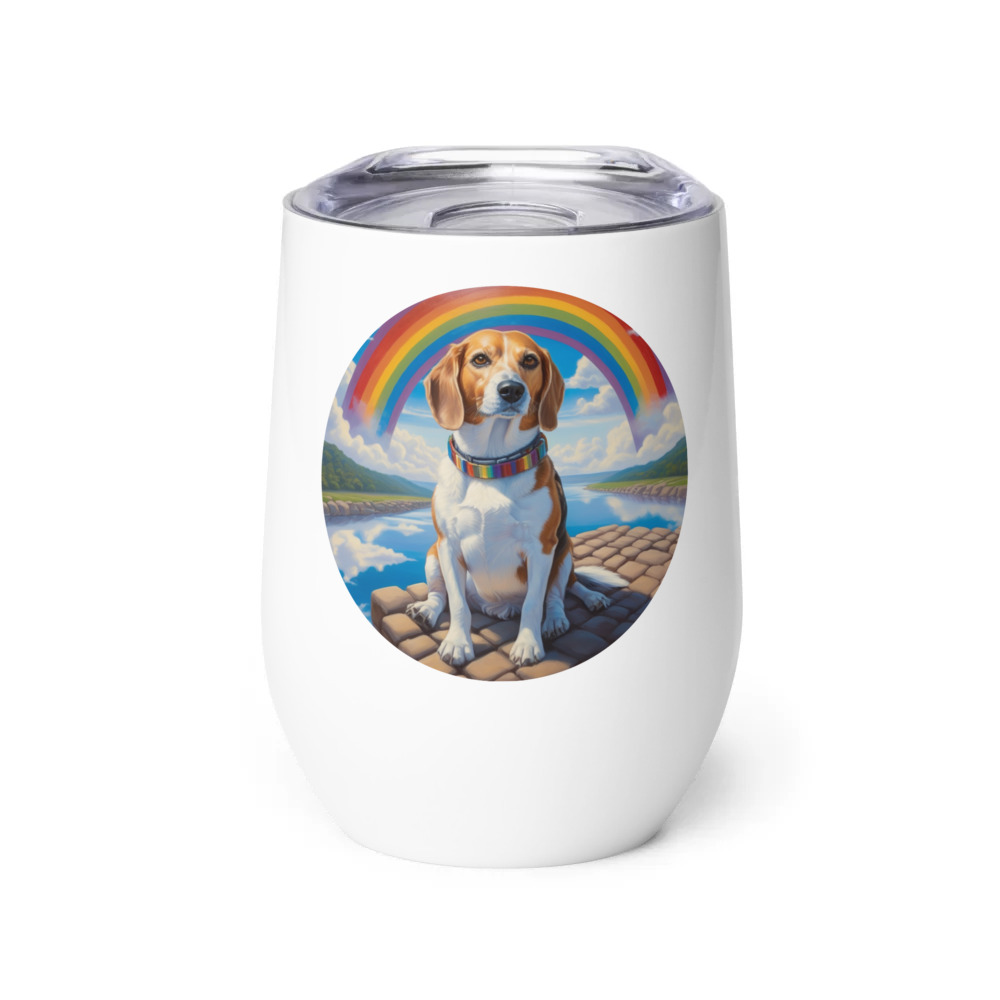 PugMug Custom Munchkin Wine Tumbler