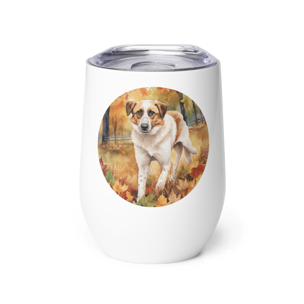 PugMug Custom Hazim Wine Tumbler