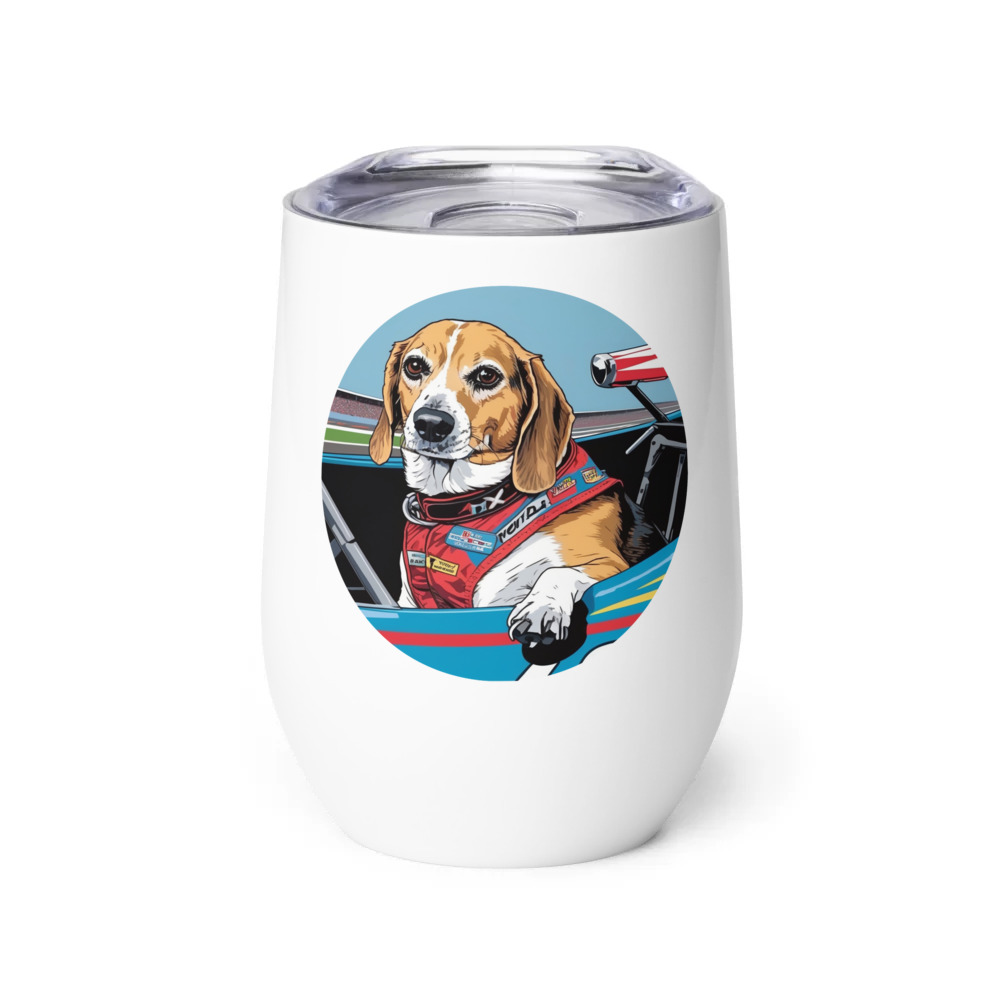 PugMug Custom Munchkin Wine Tumbler