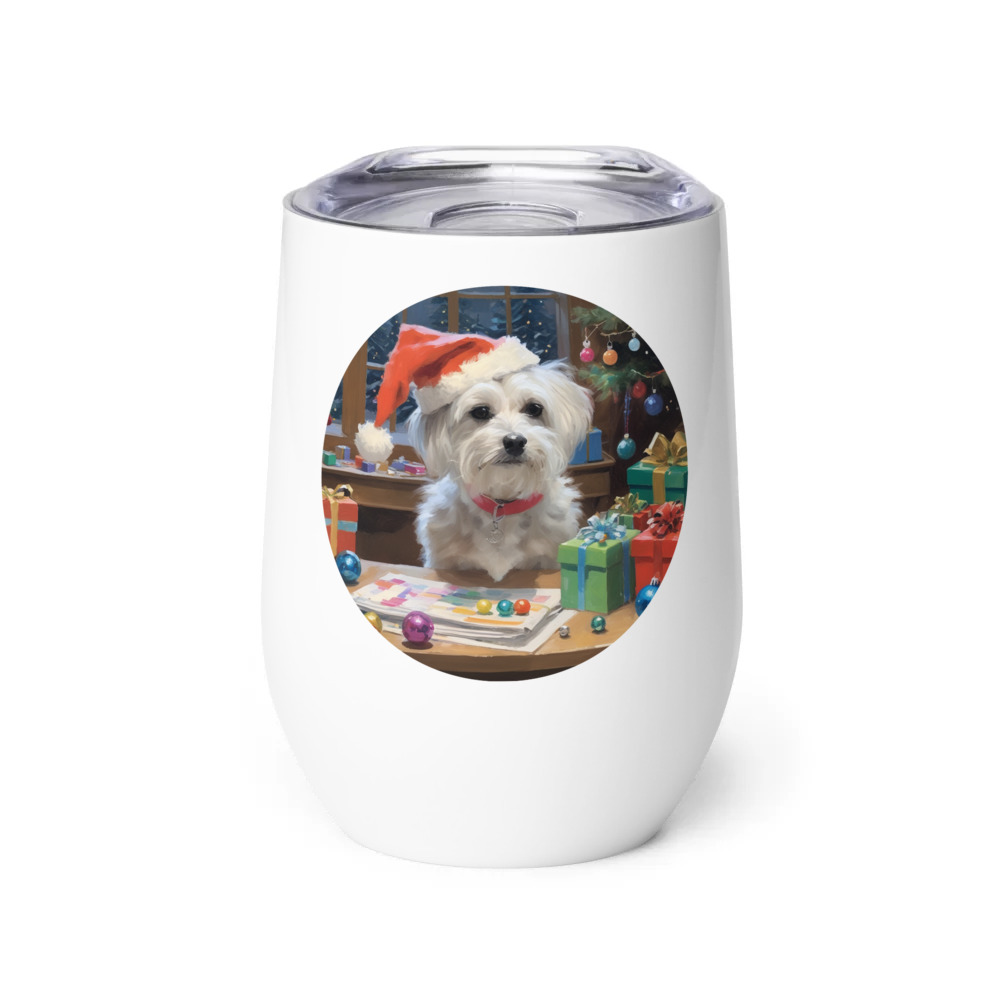 PugMug Custom Leo Wine Tumbler