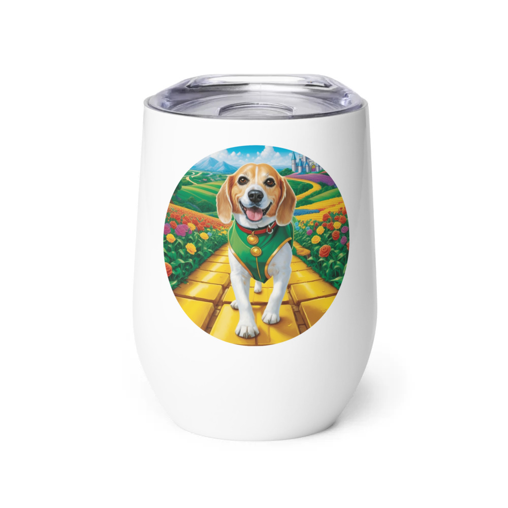 PugMug Custom Munchkin Wine Tumbler