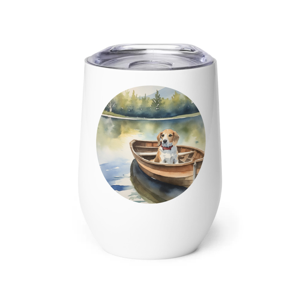 PugMug Custom Munchkin Wine Tumbler