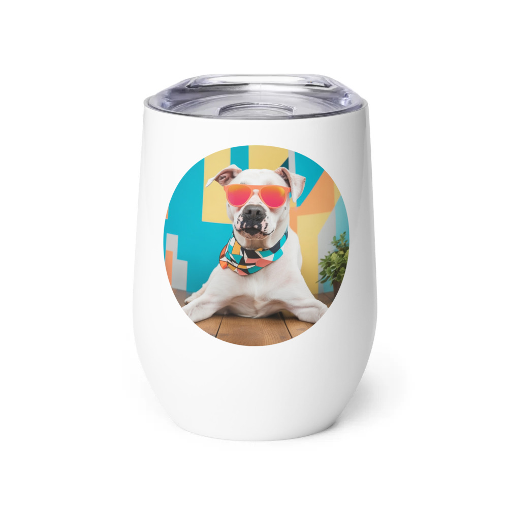 PugMug Custom Melody Wine Tumbler