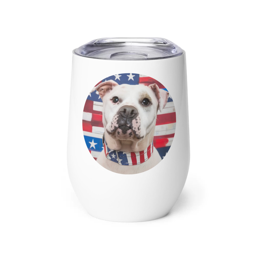 PugMug Custom Melody Wine Tumbler