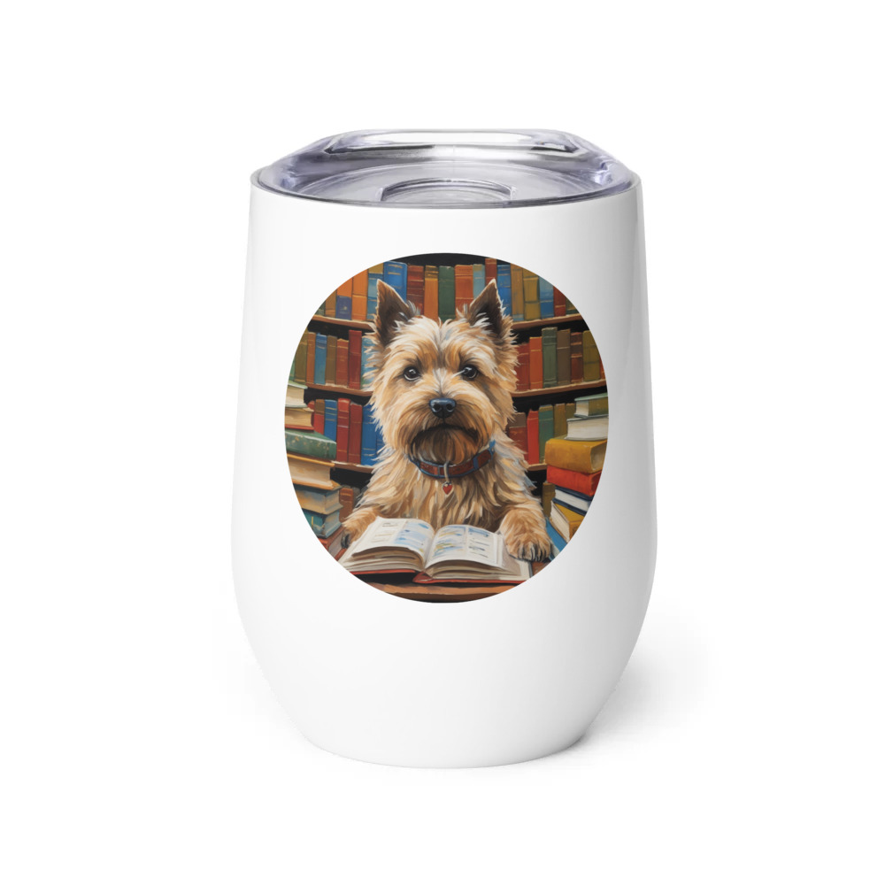 PugMug Custom Cairn Terrier Wine Tumbler