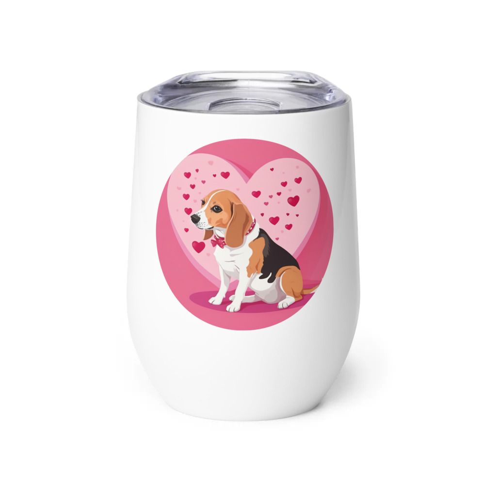 PugMug Custom Munchkin Wine Tumbler