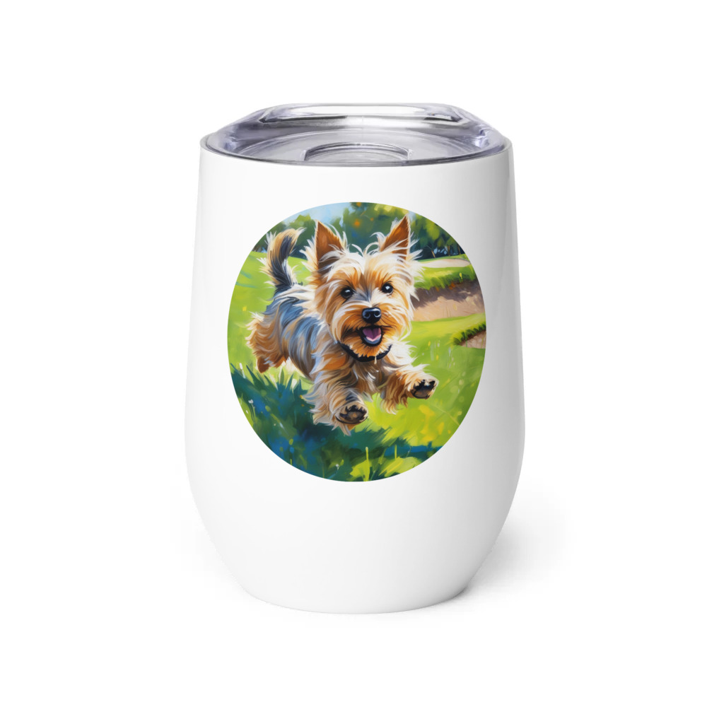 PugMug Custom Cairn Terrier Wine Tumbler