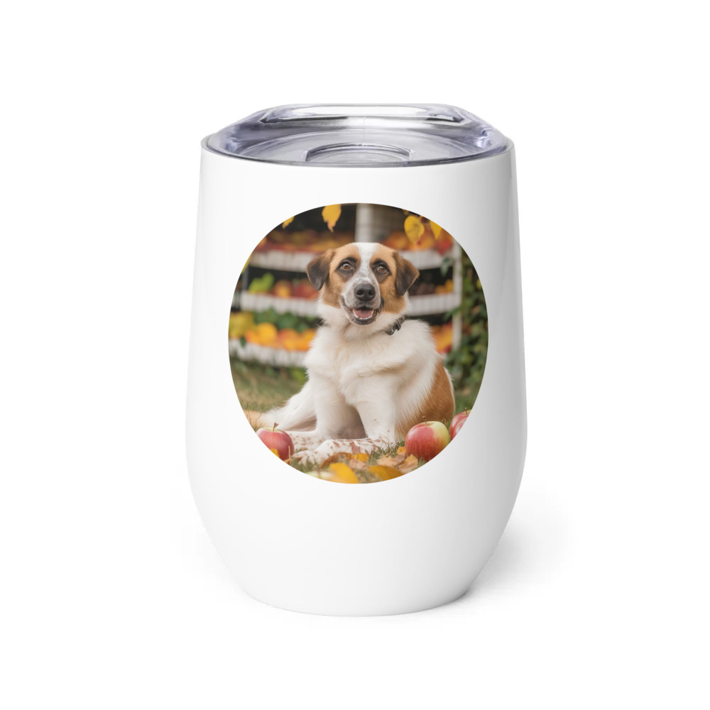 PugMug Custom Hazim Wine Tumbler