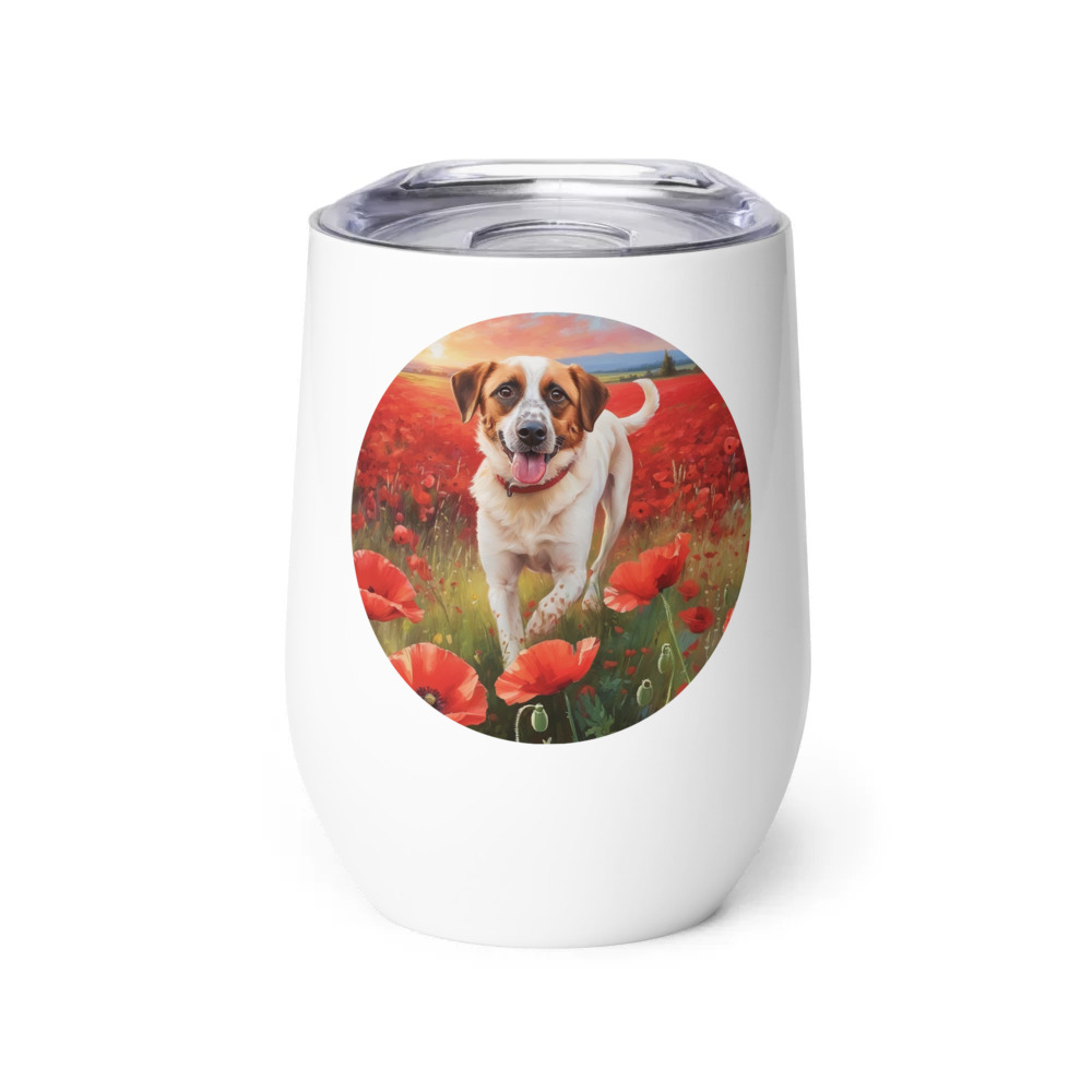 PugMug Custom Hazim Wine Tumbler